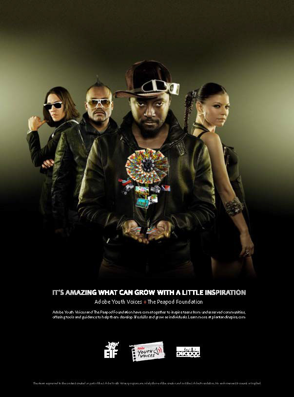 Black Eyed Peas psa interactive design tv spot aj joseph Amar Joseph AJ