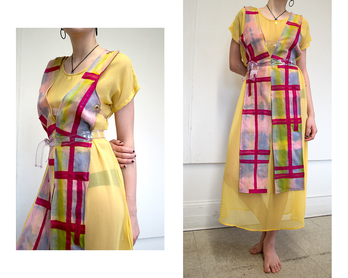 garment Fashion  plaid pattern pants dress weaving sewing Embroidery shibori