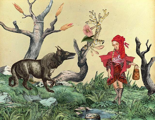alice in wonderland myths symbolism occult belief faith mermaids Folklore folktale collage Revolverwinds John Clowder john meyer