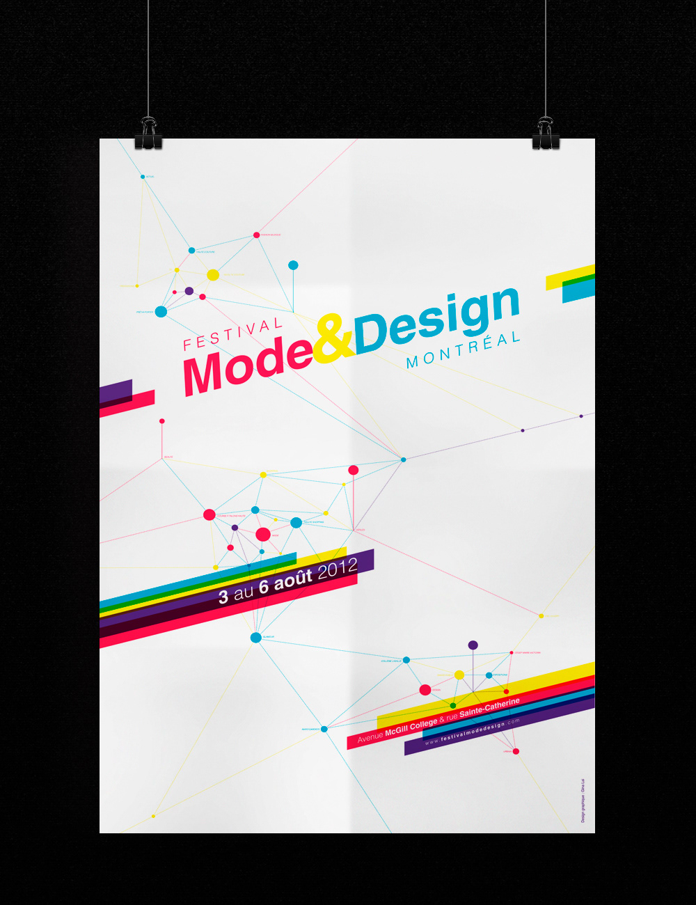 festival design poster Quebec Montreal Event trend Style Mode