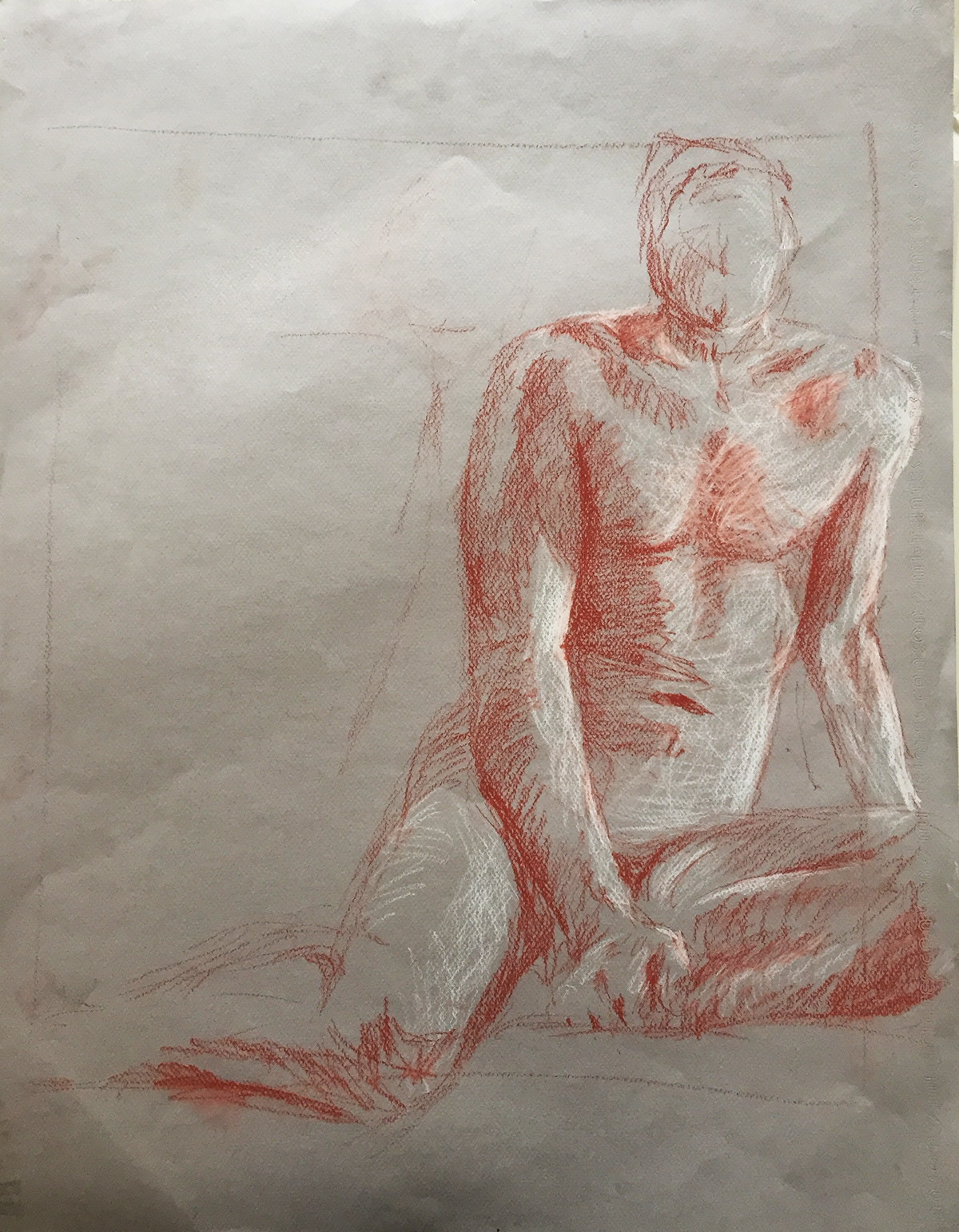 figure drawing nudes passion art charcoal graphite watercolor pratt PrattInstitute Finearts Pratt Institute