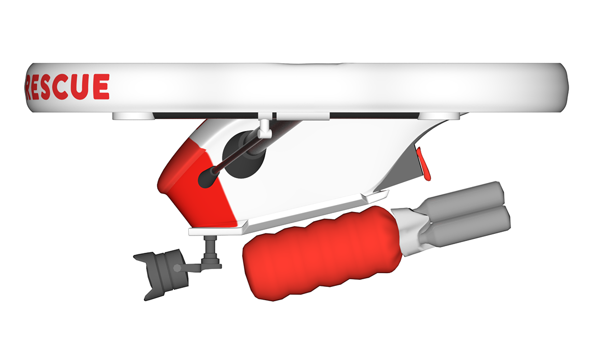 drone rescue concept design cool future lifeguard PFD Fly quadcopter carbon