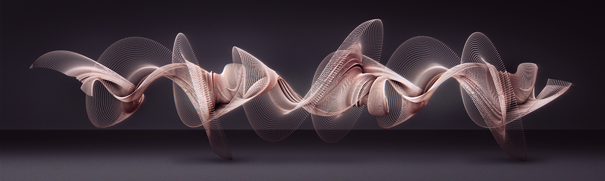 Adobe Portfolio unfold digital sculpture procedural art Cyberdelic parametric