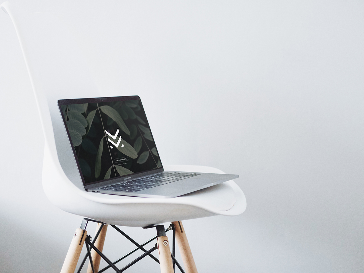 free mock up macbook Laptop download mock psd chair psb photoshop