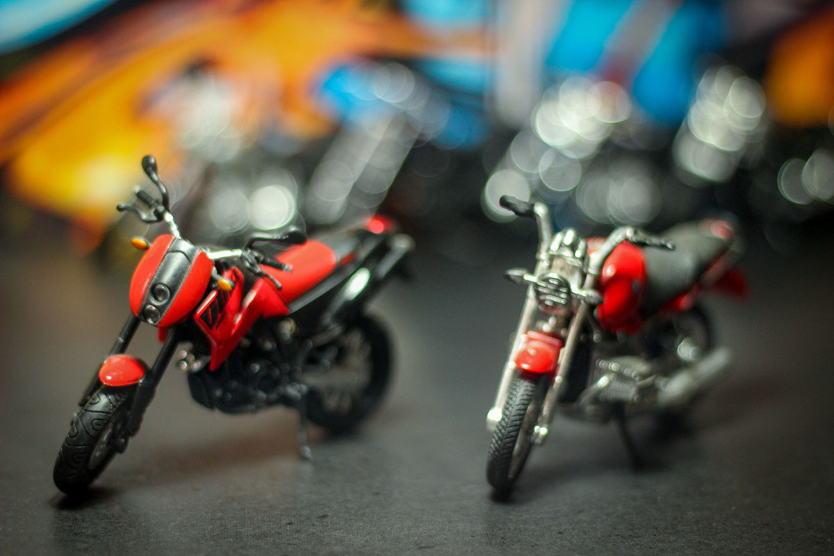 Miniature motorcycle