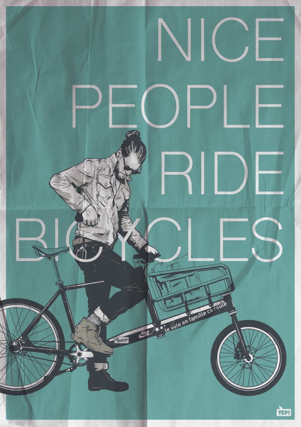 tattoo vector poster Bike fanart marvel Ecology Poster Design typography   Vector Illustration