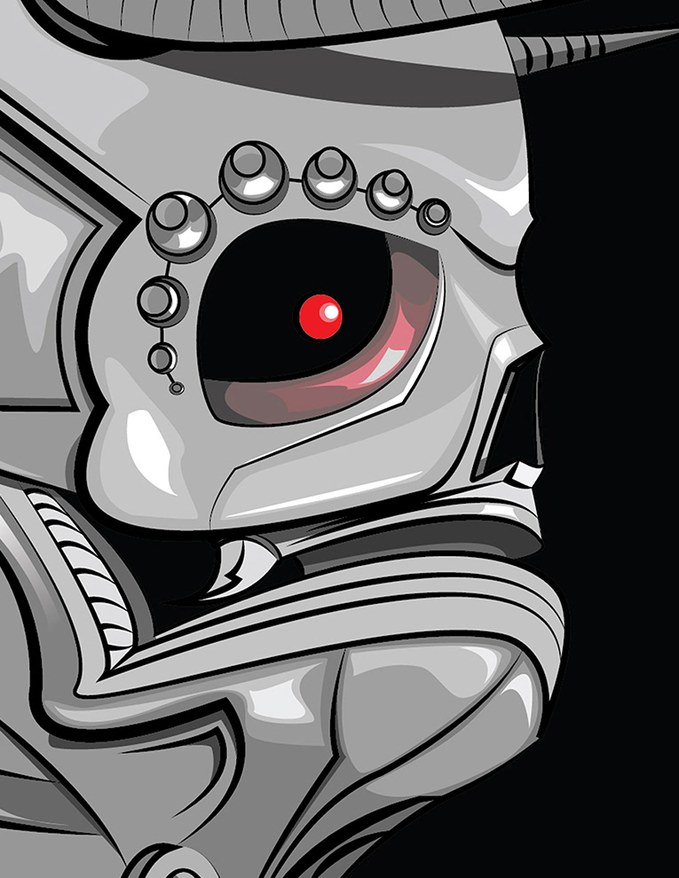 terminator robots Illustrator hanya alien