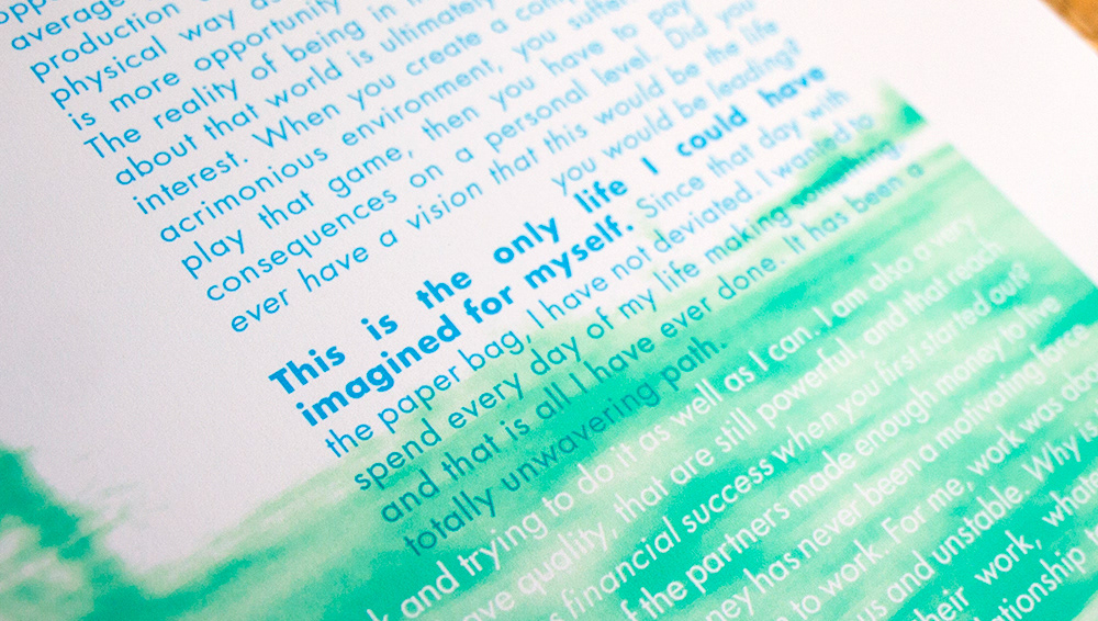 Milton Glaser interview overprint poster layered Futura