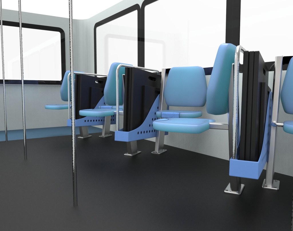 public transport bus seats retractable seats flip seats art school portfolio
