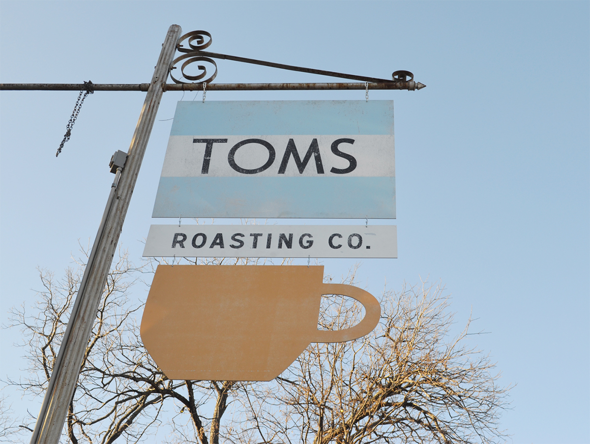 TOMS Retail Interior exterior environment furniture store cafe Coffee shop Shopping Austin texas Landscape seating