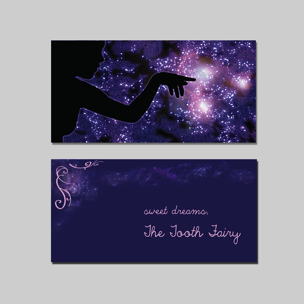 Tooth Fairy fairy stars galaxy card business card