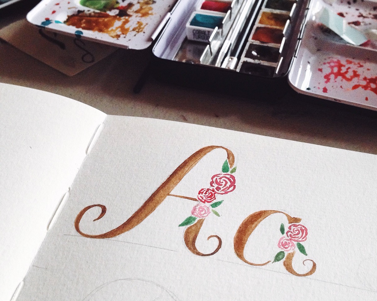 quote inspiration HAND LETTERING watercolor paint design abbey sy art journey letters alphabet Layout doodle hand type type