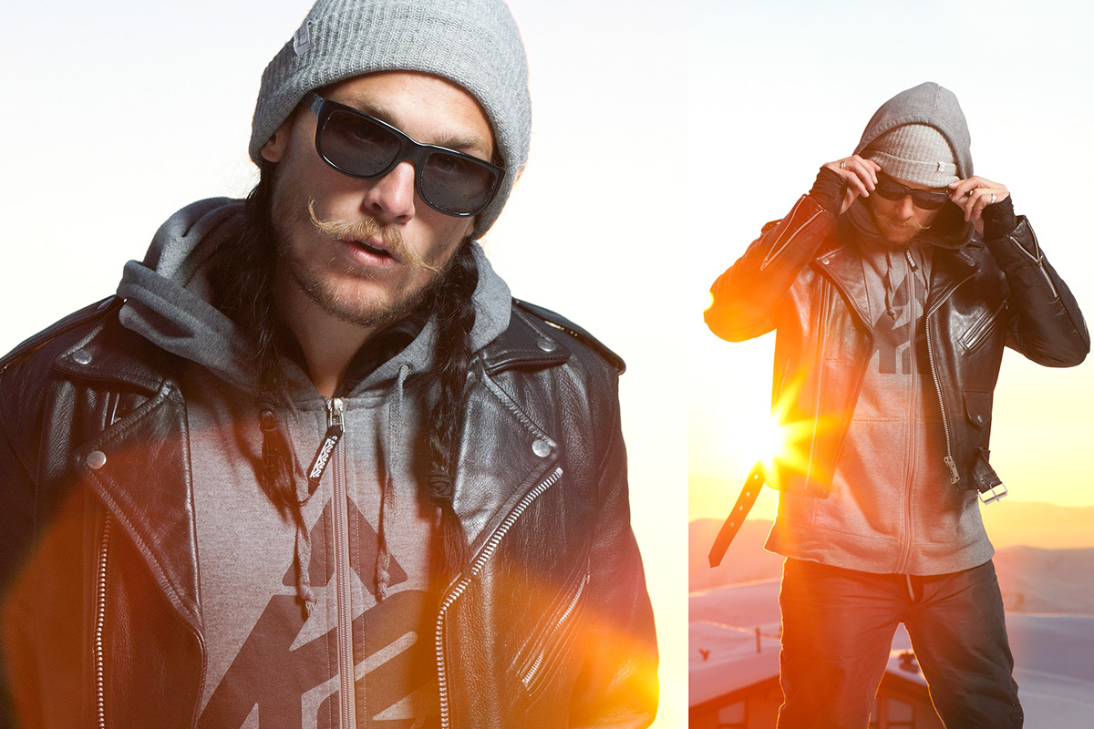 Danny Larsen Snowboarding portrait chile sunset spy K2 norwegian