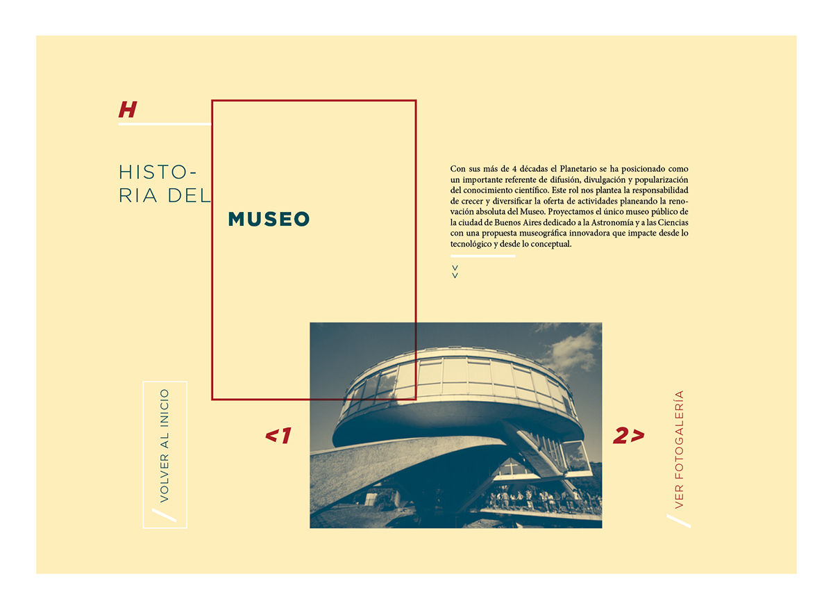 Museo Planetario identidad marca Gabriele diseño Layout sistema ilustracion