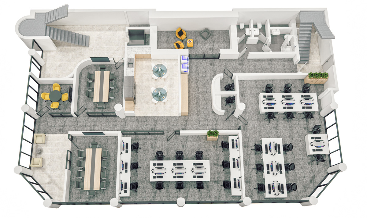 building architecture visualization interior design  Render archviz 3D vray SketchUP floor plan