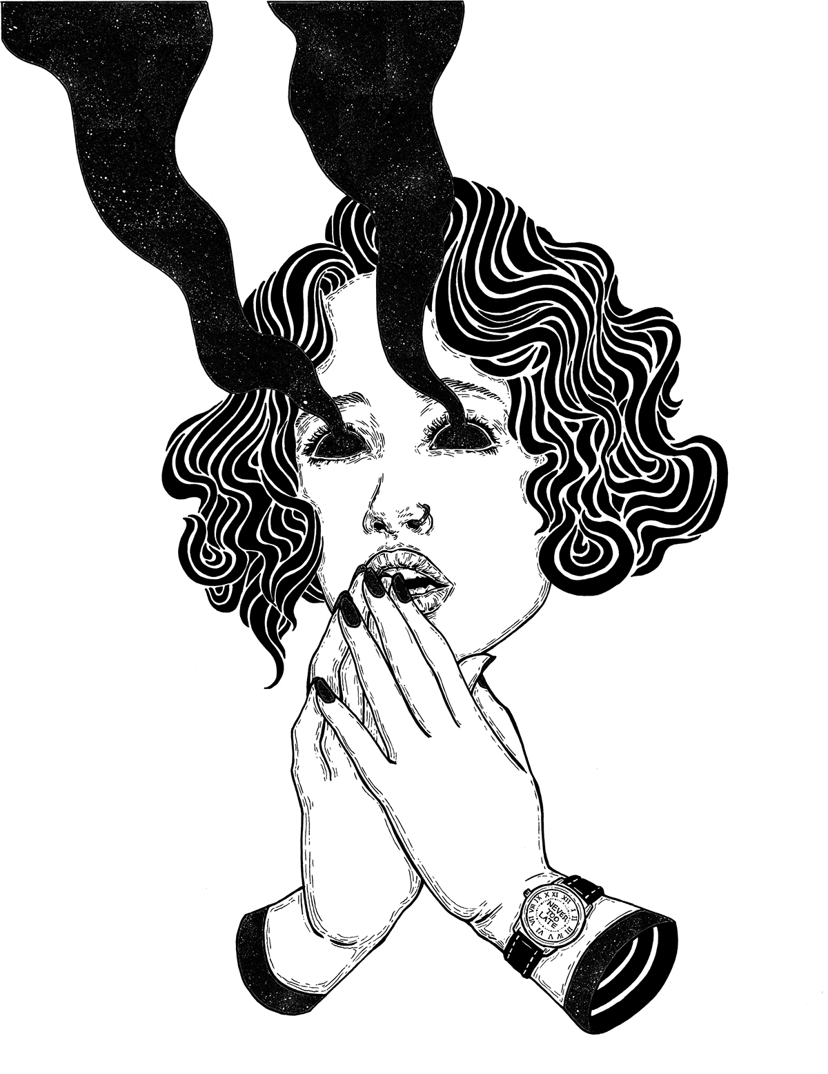 illustration works black and white art tattoo tattoo designs design psychedelic art creative art beau frank