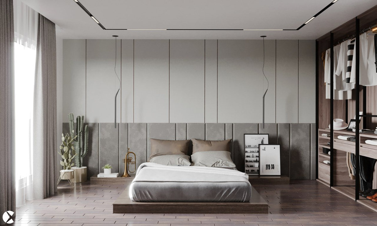 Bedroom interior design on Behance