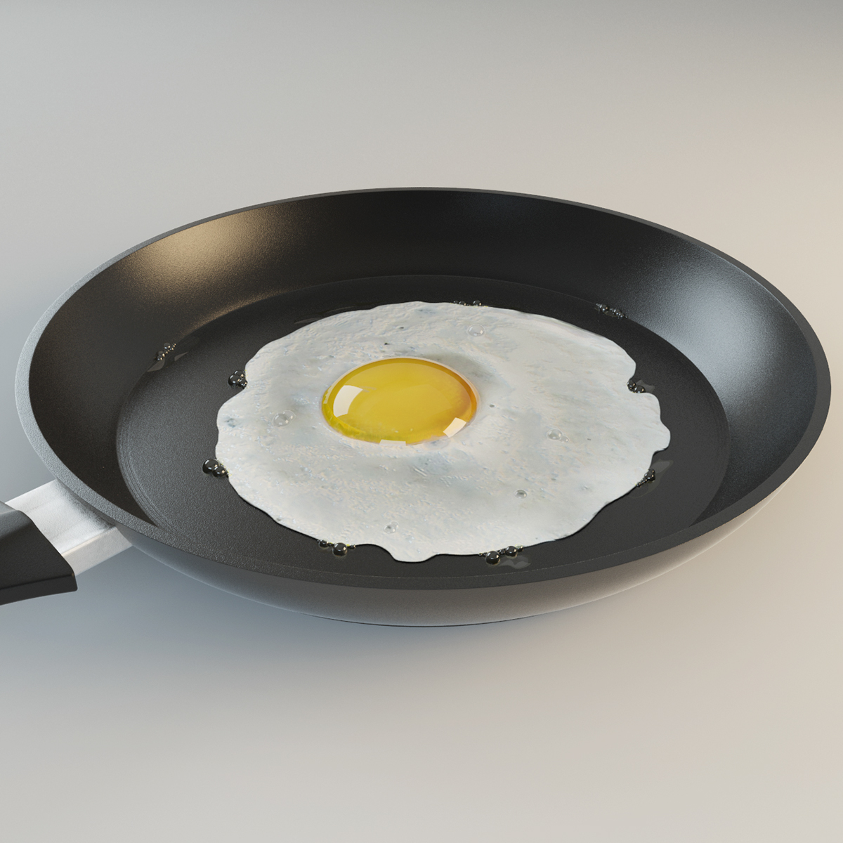 Frying pan with fried eggs Adhoma1988
