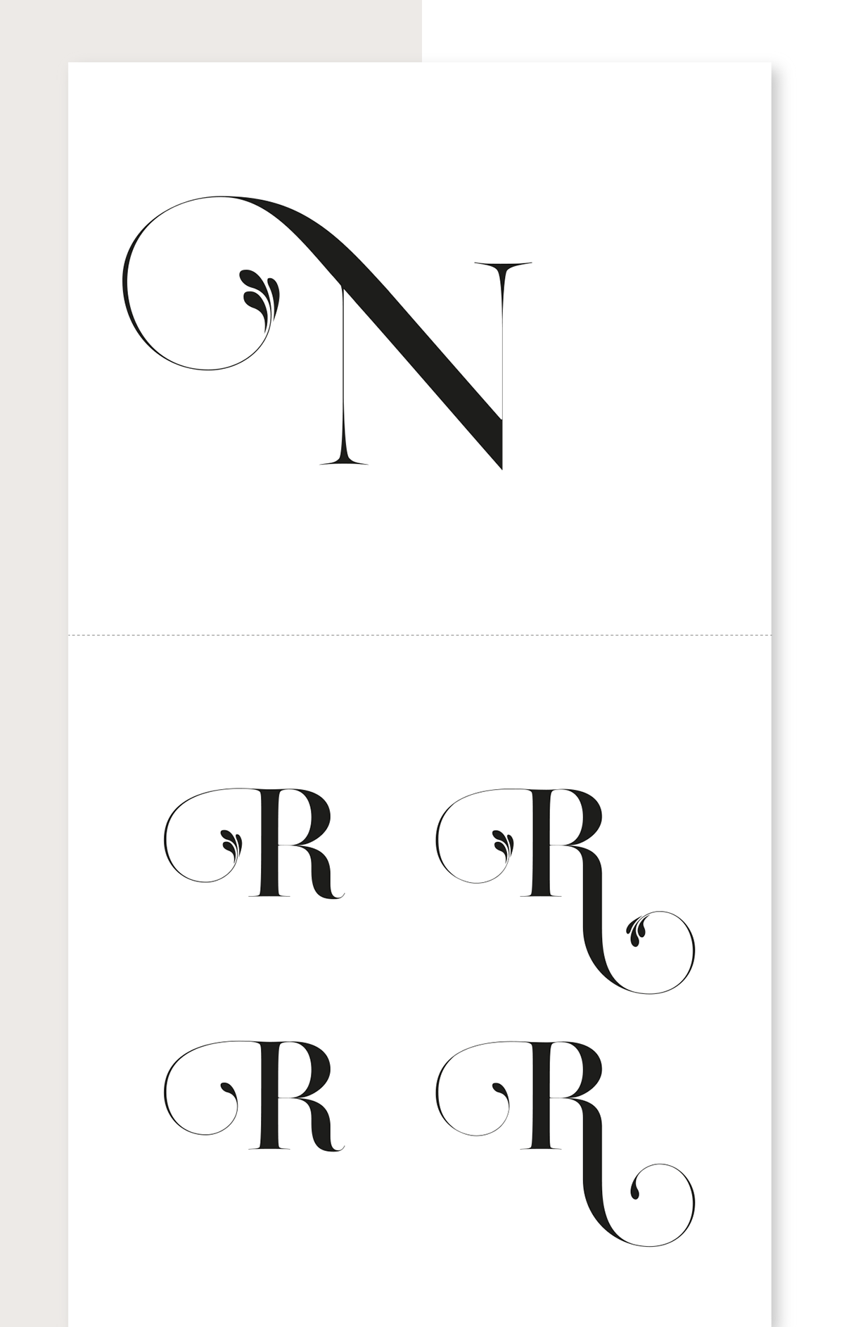 typeface design typography design Typeface ornaments roman corporate typeface