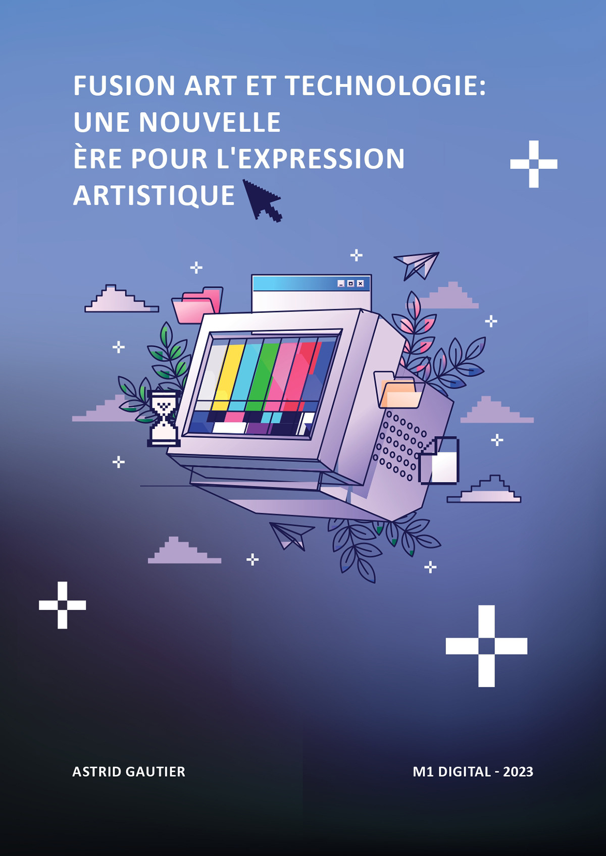 Mémoire Master Project mise en page broderie print editorial edition graphisme Nouvelles technologies