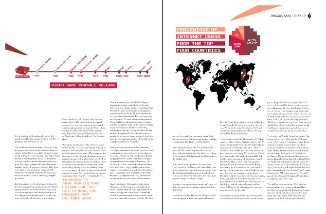 modern geek magazine information graphics infographic eli brumbaugh future issue 42