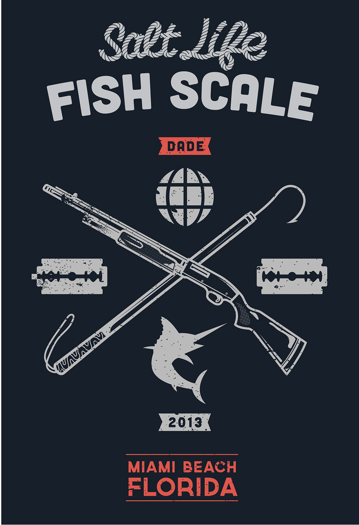 Adobe Portfolio #dadewear #tshirt #fishscale