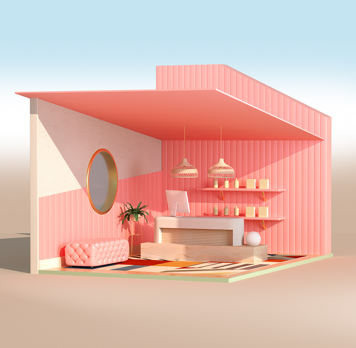 3d art 3D Visualization architecture booth design Exhibition  Interior interior design  tradeshow