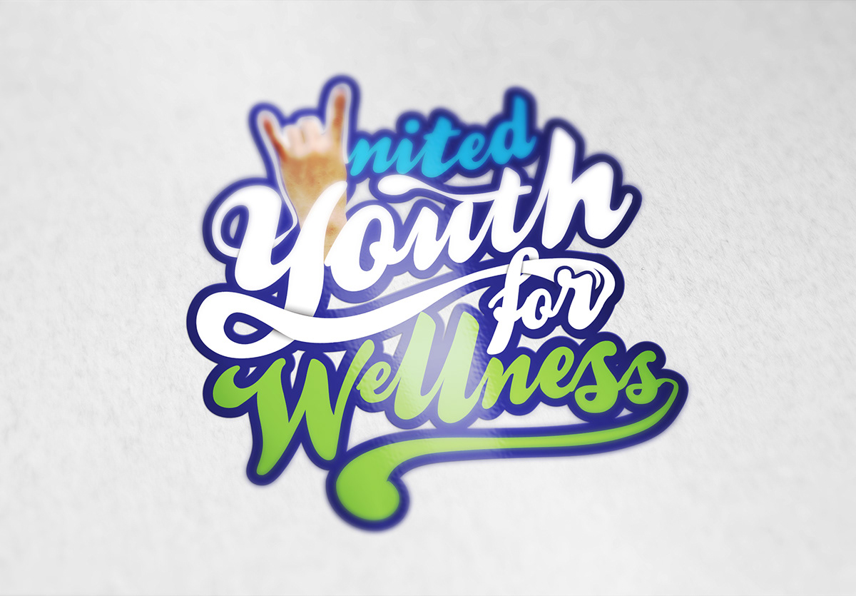 united youth Wellness Health logo creative