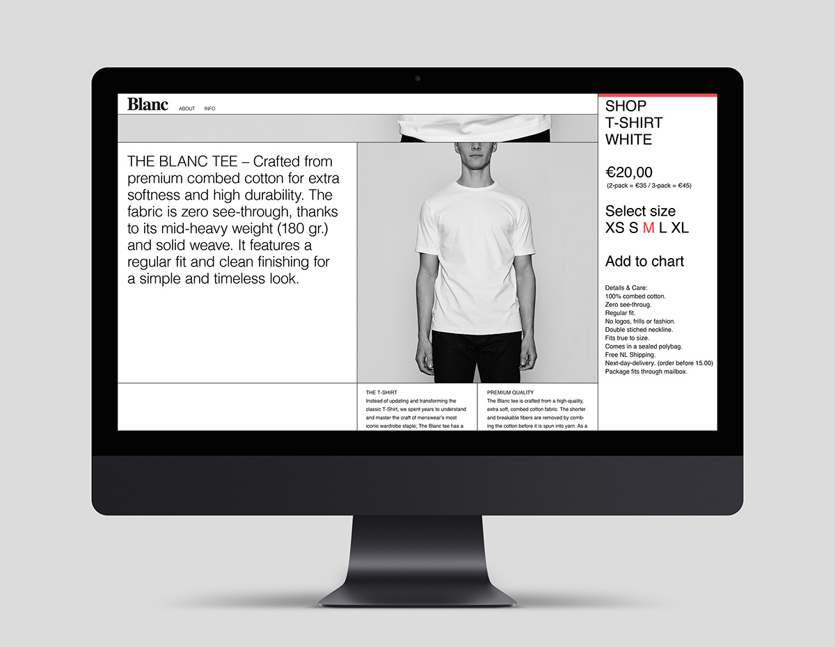 graphic design  branding  identity Fashion  Clothing Website minimalistic