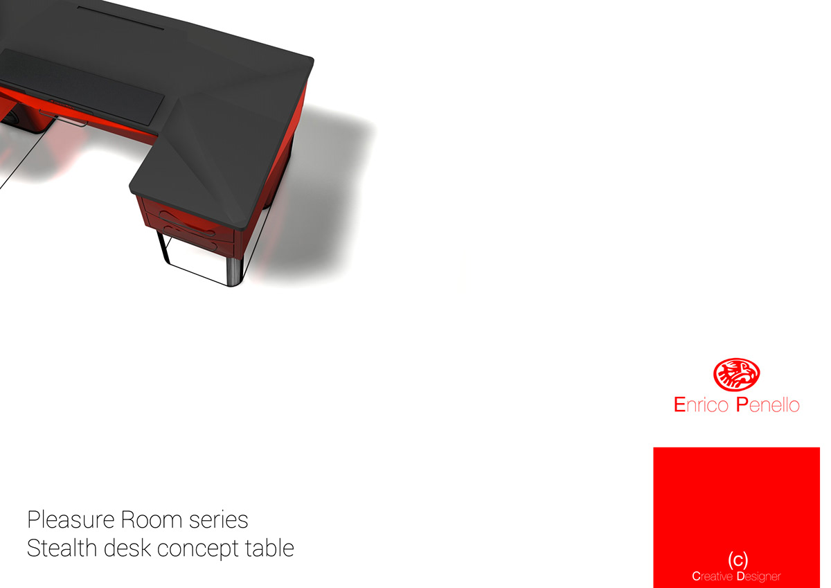 table desk 3D design
