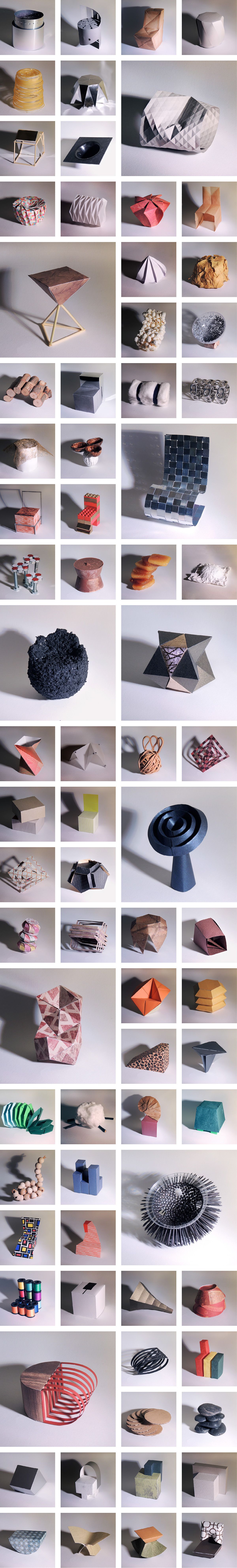 seventyseven chairs materials Leonie werts Netherlands maastricht eindhoven product design paper stool chair