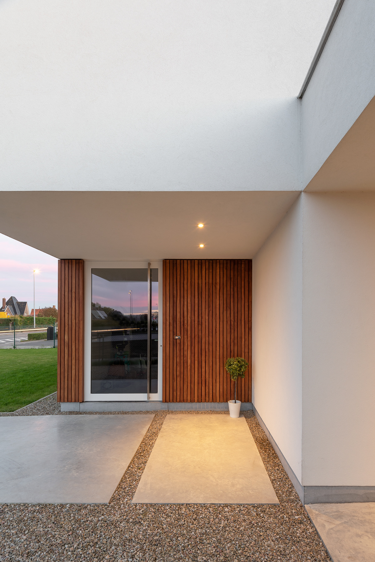 architecture minimal Minimalism White wood Photography  exterior lighting house architect