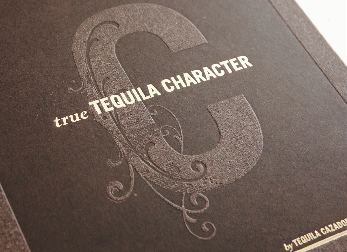 Cazadores Tequila Tequila cazadores book Layout print techniques cocktail cocktail book margarita Cocktail Recipe Tequila Cocktail book design