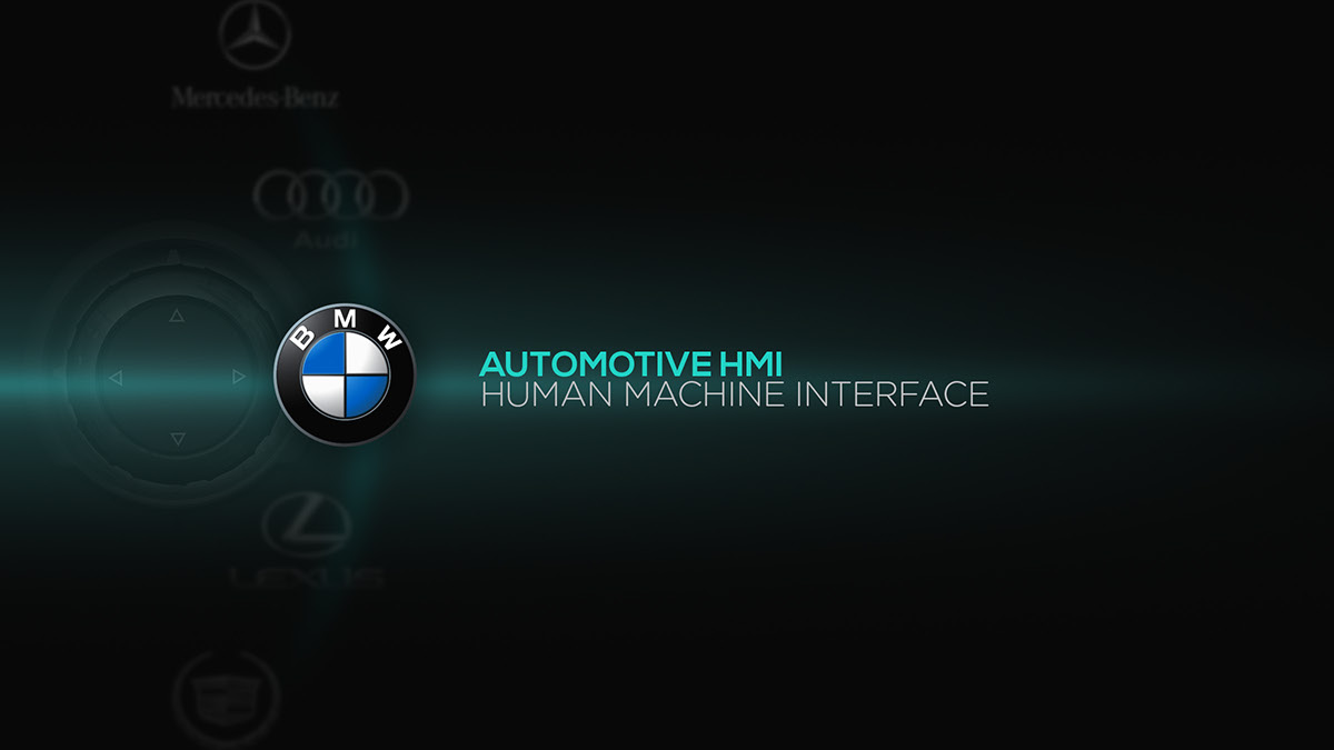 BMW IDrive user interface Car Interior wireframes