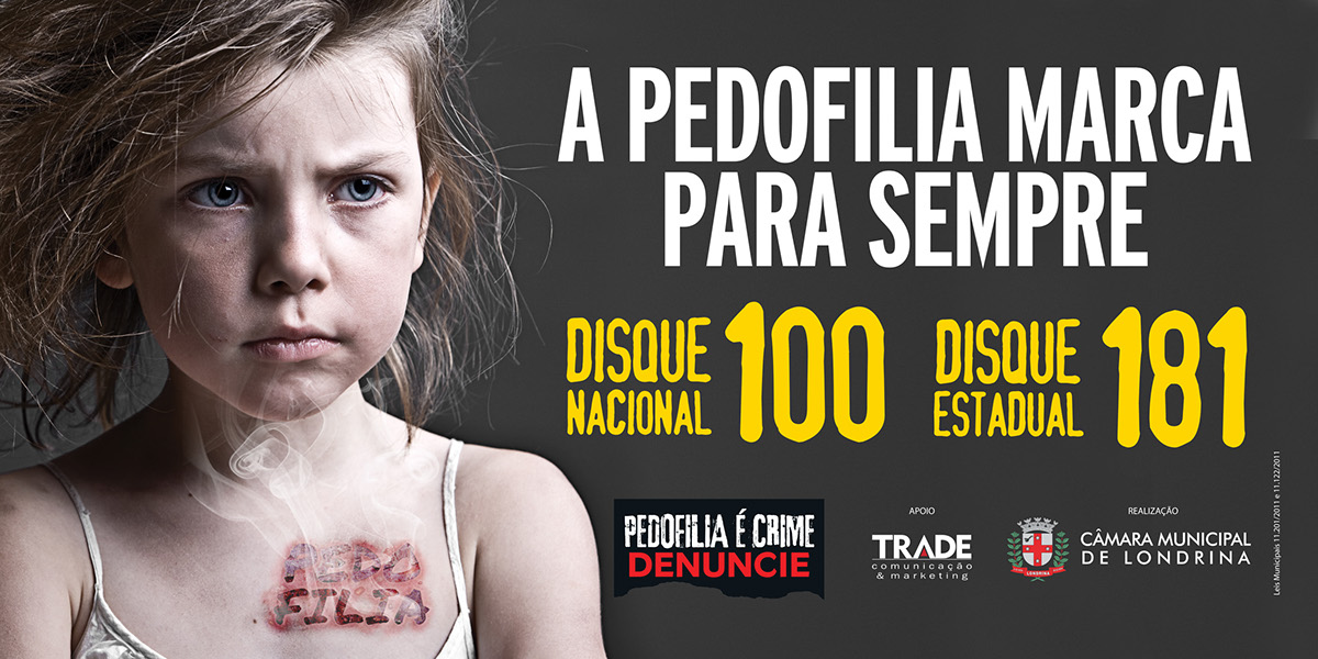 pedofilia londrina Todos contra a londrina disque 181 disque 100 crime denuncie