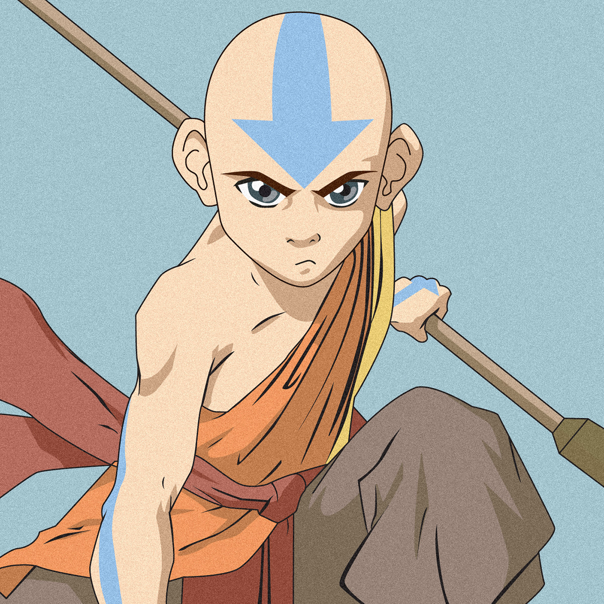 Aang adobe illustrator avatar AVATAR THE LAST AIRBENDEL azula ILLUSTRATION ...