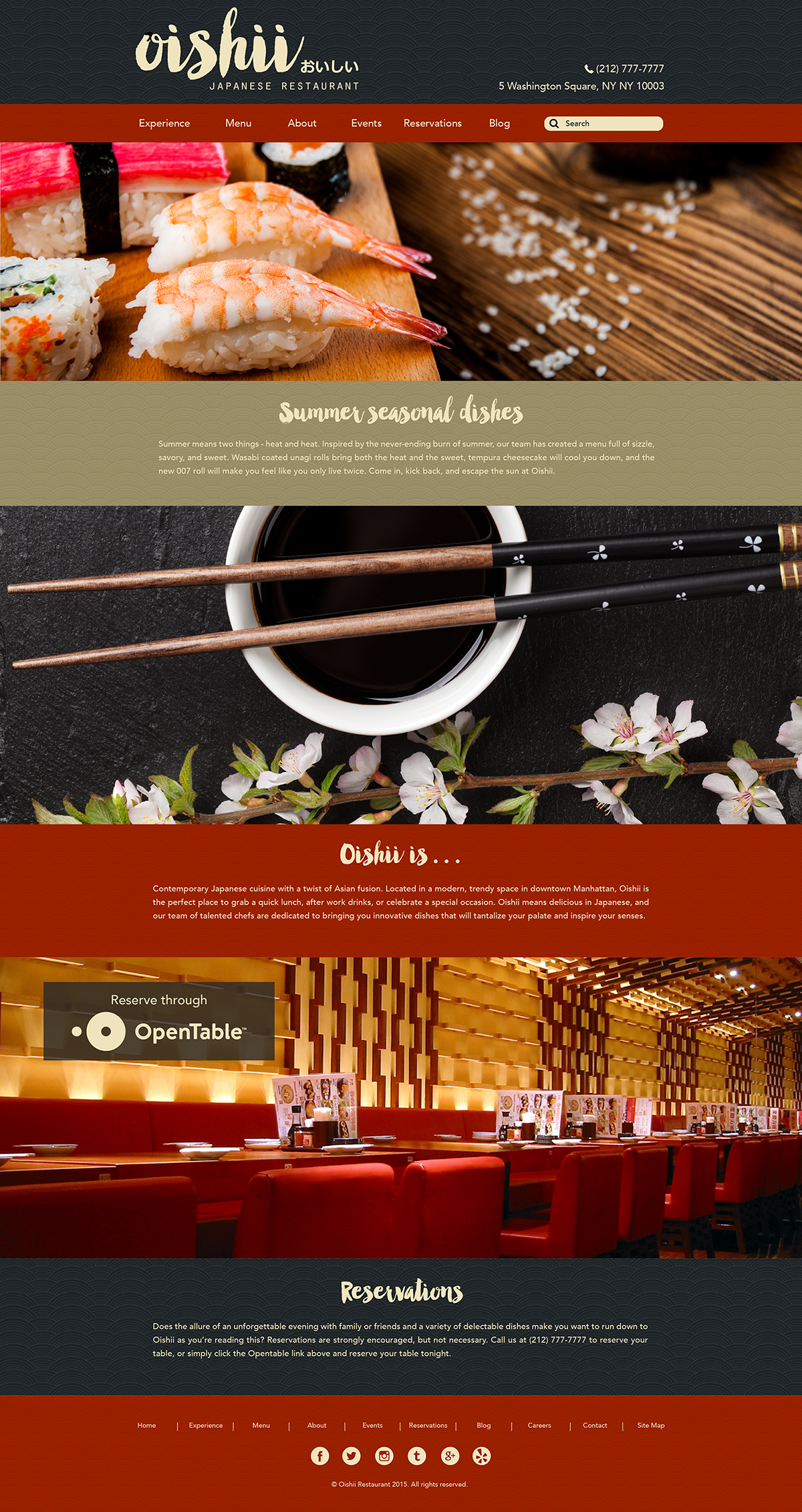 Full Sail Restaurant Branding Web