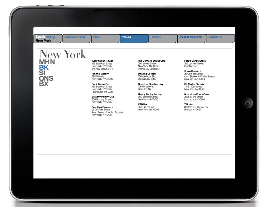 iPad interactive user application apppoetry Poetry  app apps spoken word type