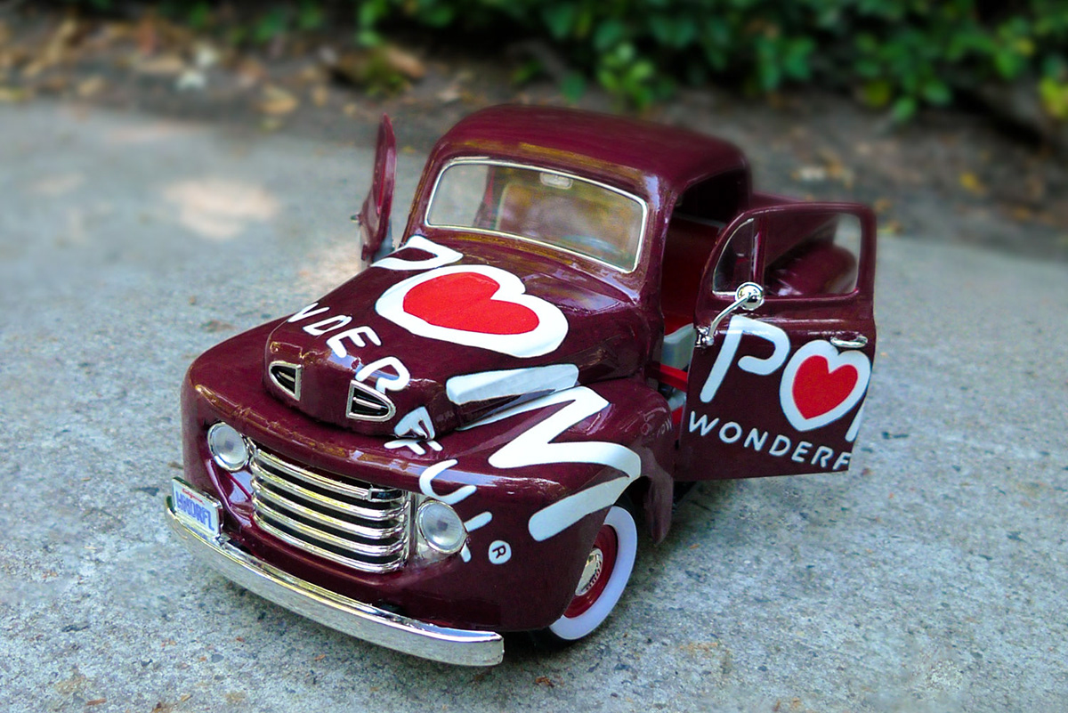 POM Wonderful pomegranate car wrap Vehicle Wrap