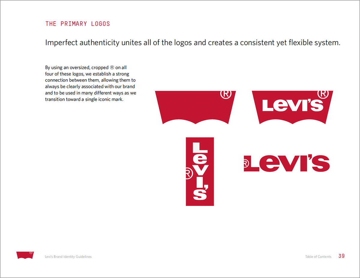 Levi's Brand Identity on Behance