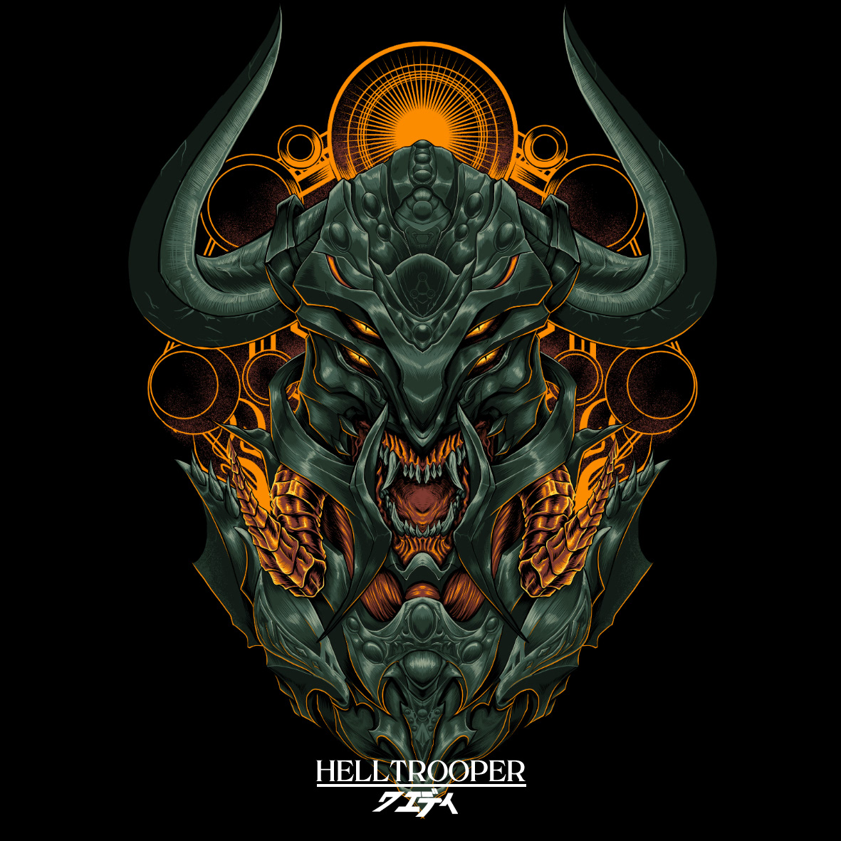 skul darkart artwork helltrooper dead dark evil