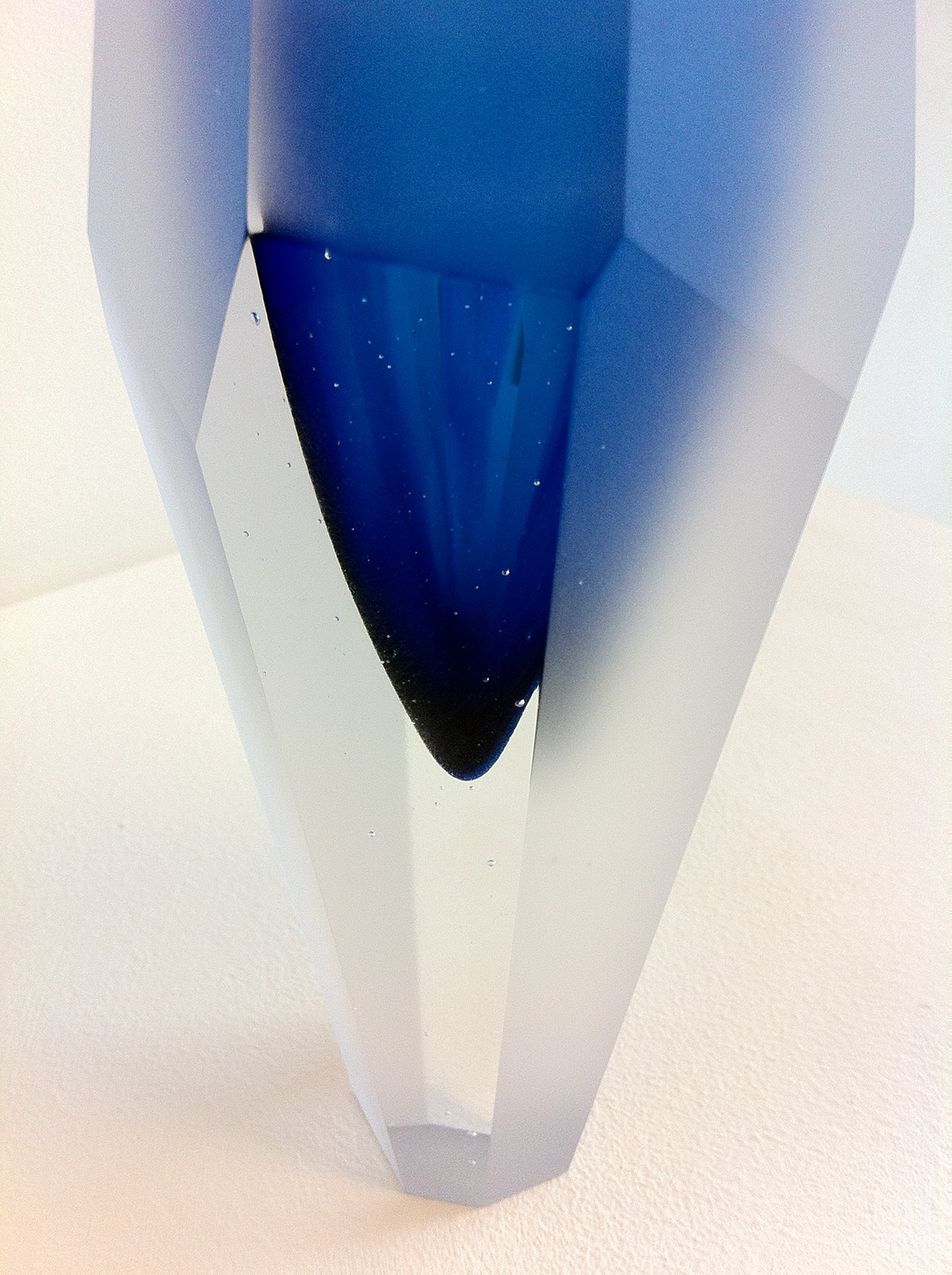 glass glass blowing  blown glass glass art sculptural glass sculpture crystal glass crystal aquamarine