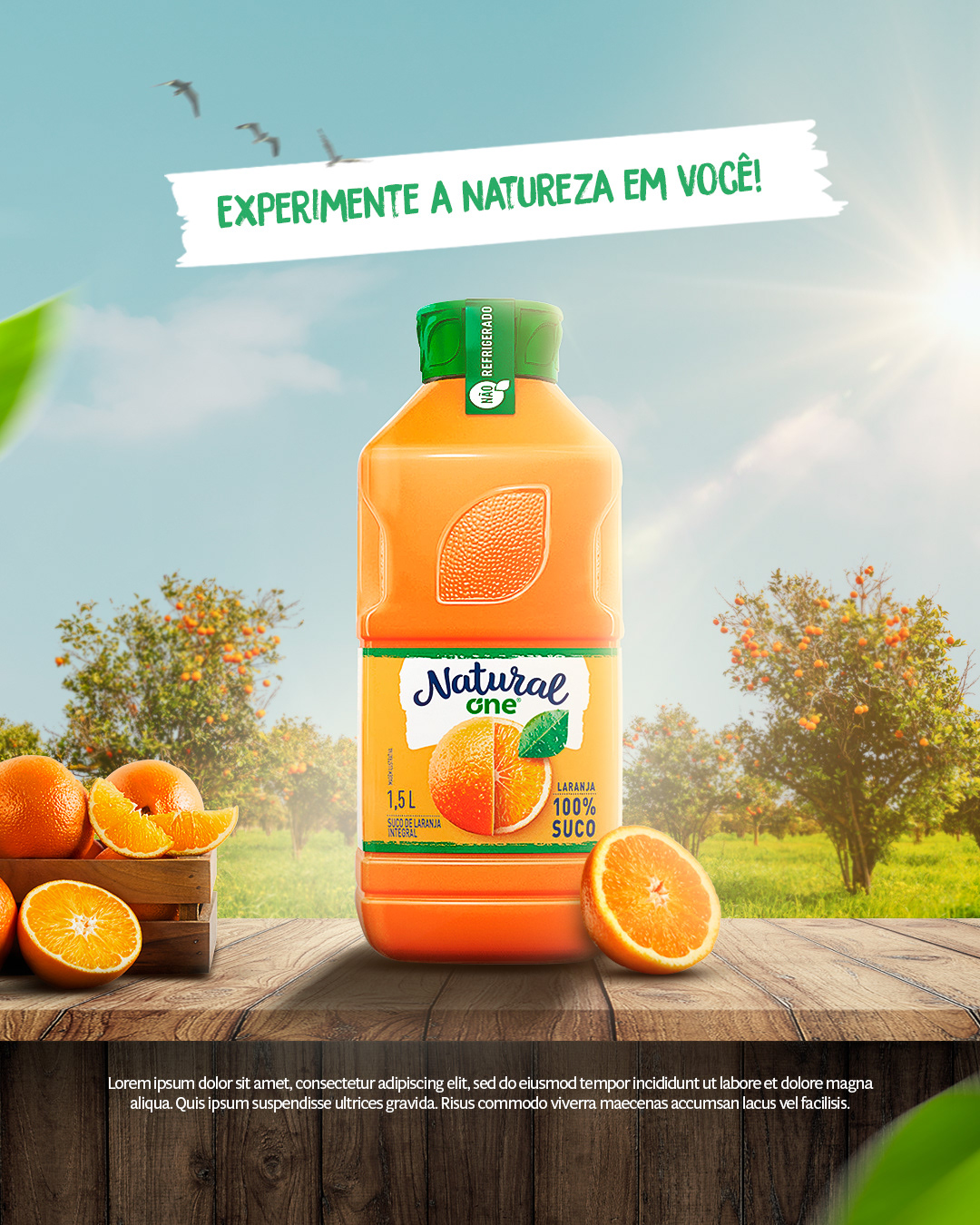 suco juice orange drink bebida Ambientação manipulação Social media post marketing   Socialmedia