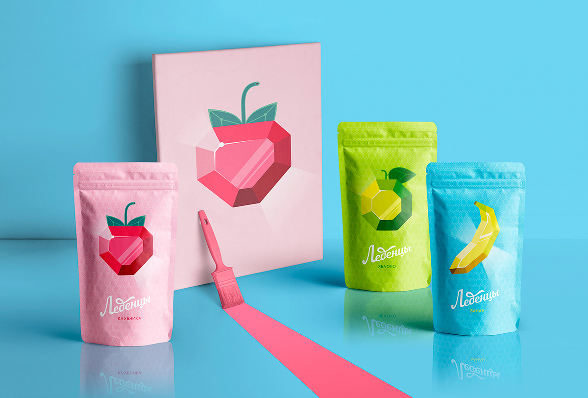 doypack tin box poster lollipops sweet Packaging Promotion Fruit strawberry lemon