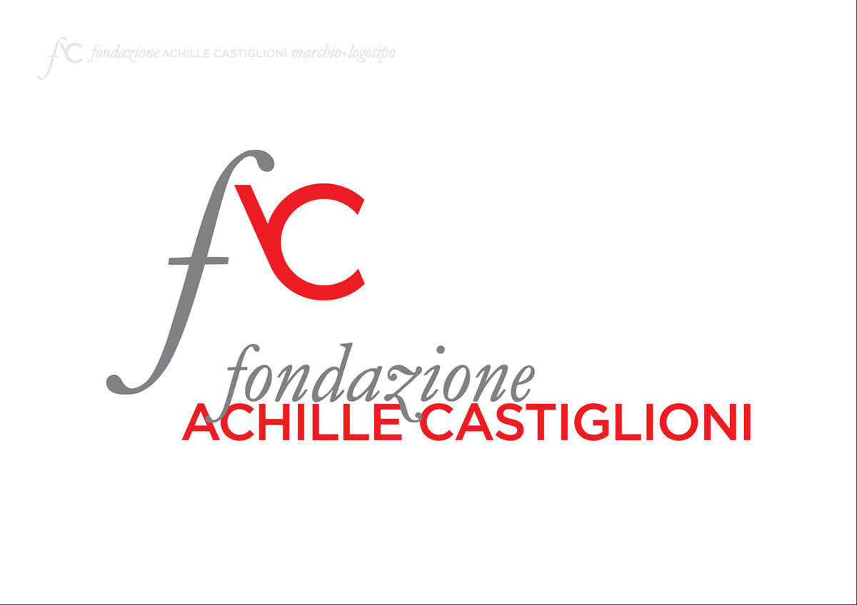 Fondazione Achille Castiglioni Francesco Mazzenga contest marchio Logotipo