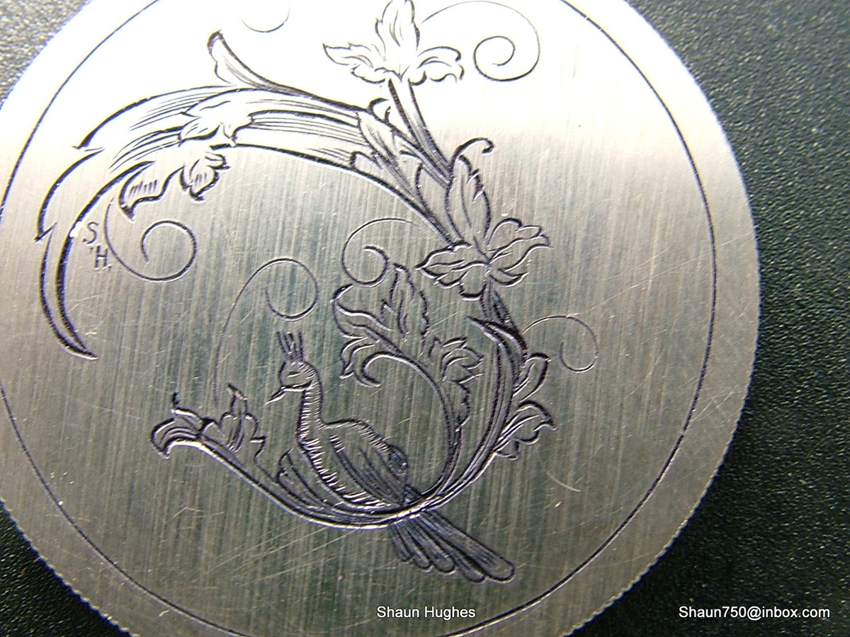 Hand Engraving coins love tokens hobo nickels