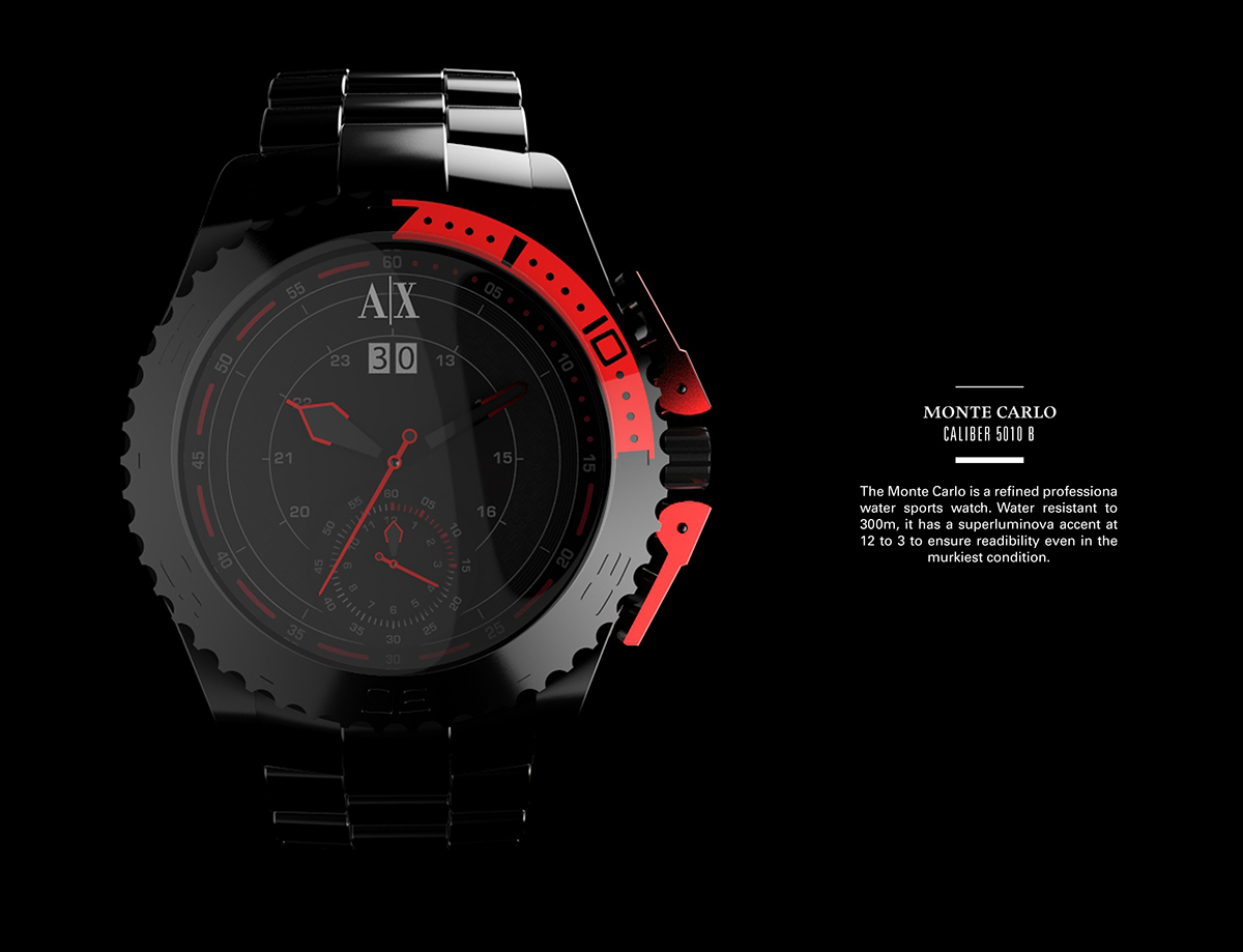 watch Watches time timepiece armani Fossil sketches keyshot rendering product design shoes footwear graphics