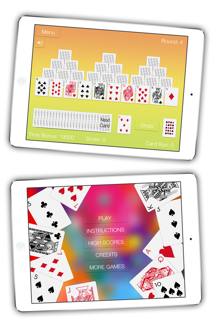 cards solitaire game Icon colours ios