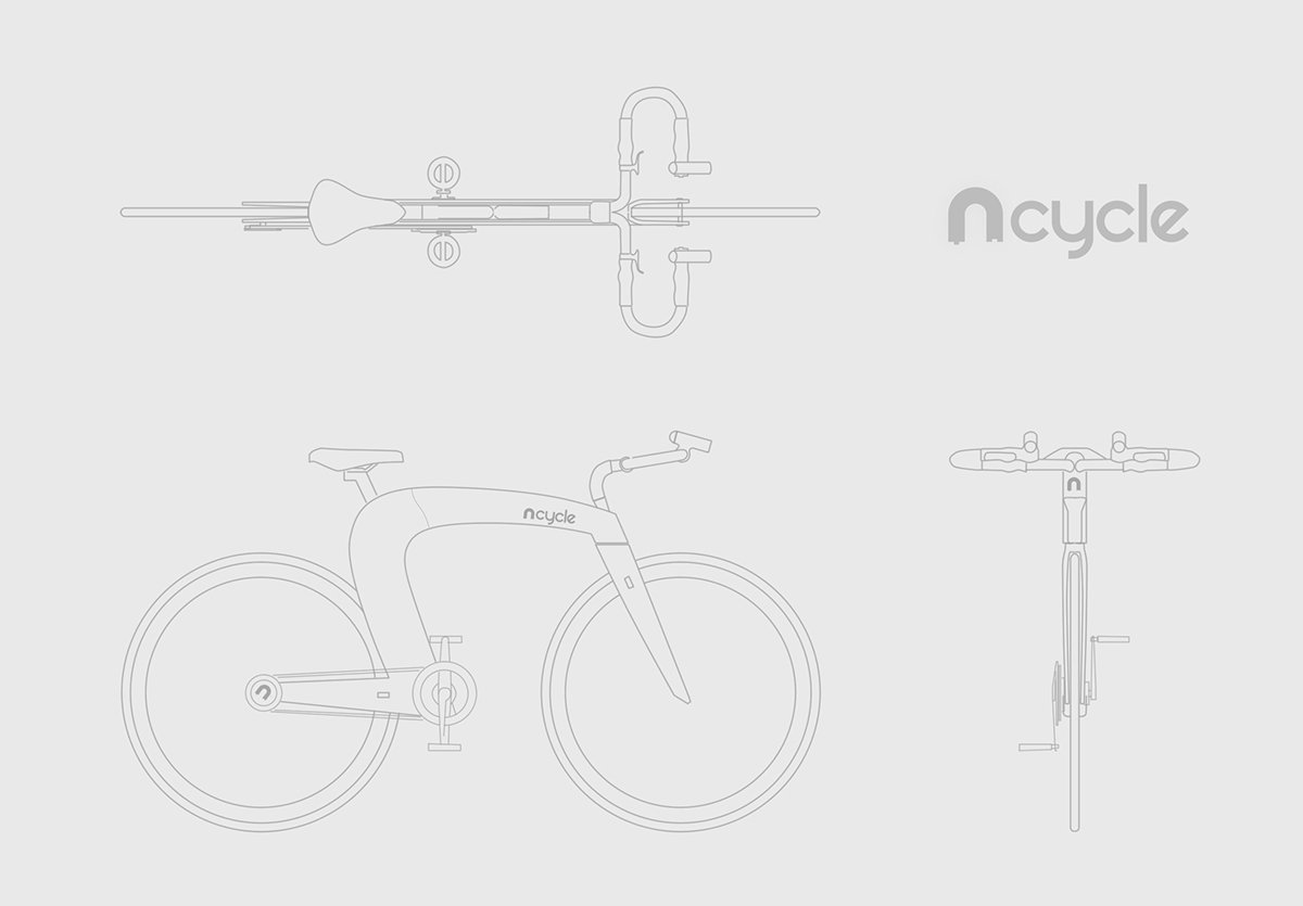nCycle Bicycle Innovative pocket storage headlights speakers Handlebar lock wheels light fold Bahrain Albania modern
