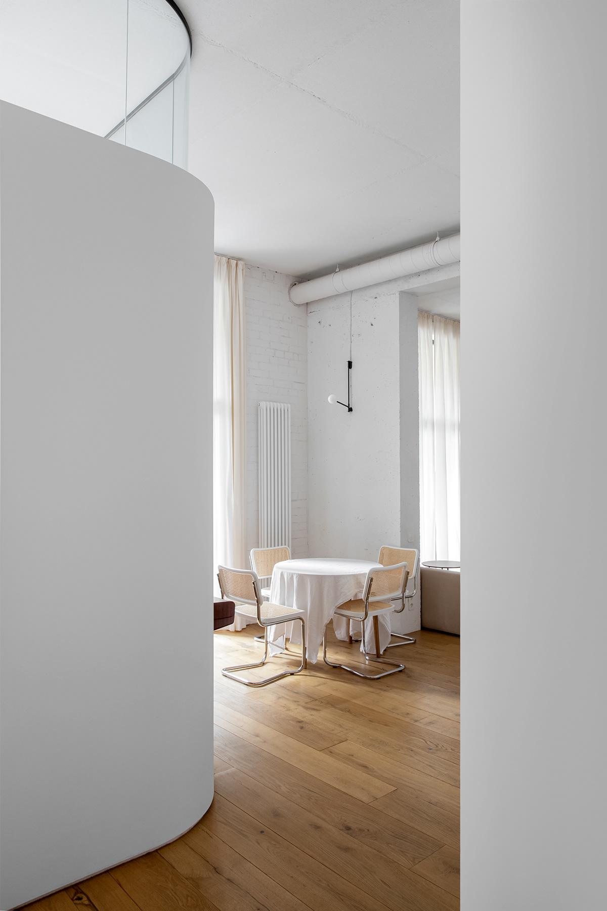 appartment Interior design architecture White minimal Minimalism